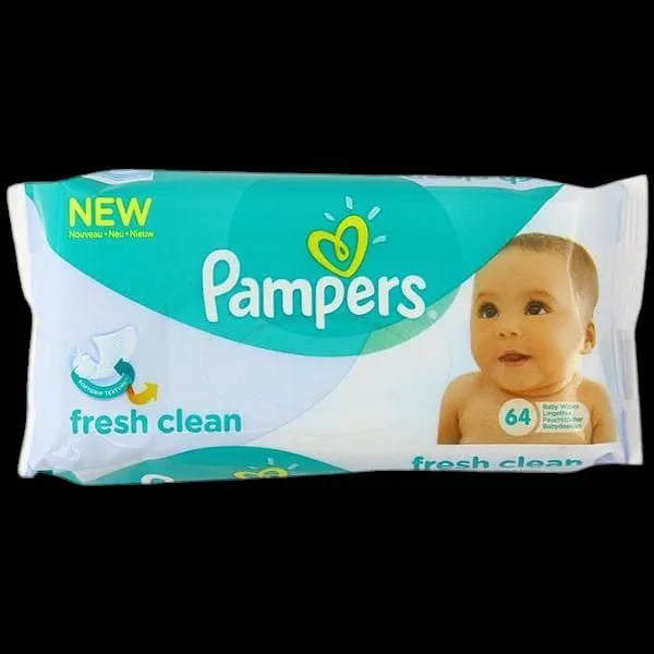 Pampers Wipes Fresh Clean 64Pc