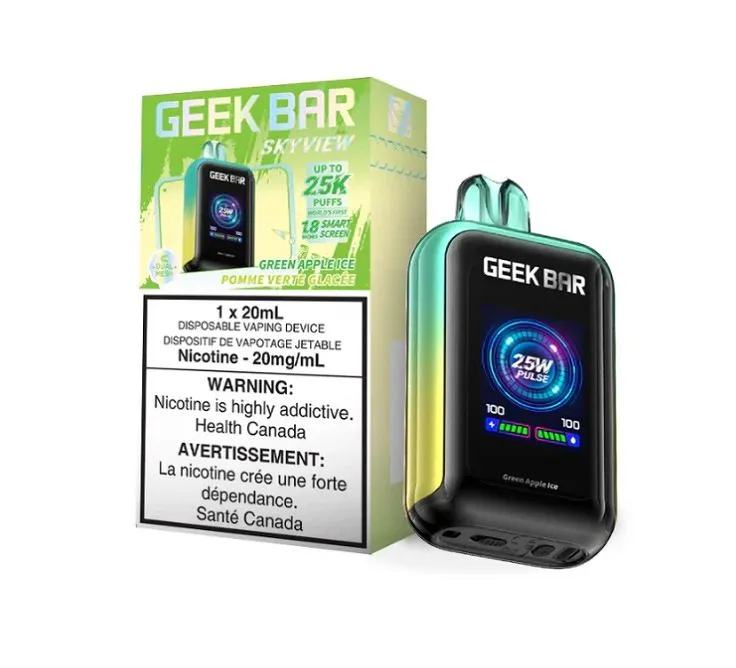 GEEK BAR 25000 GREEN APPLE ICE