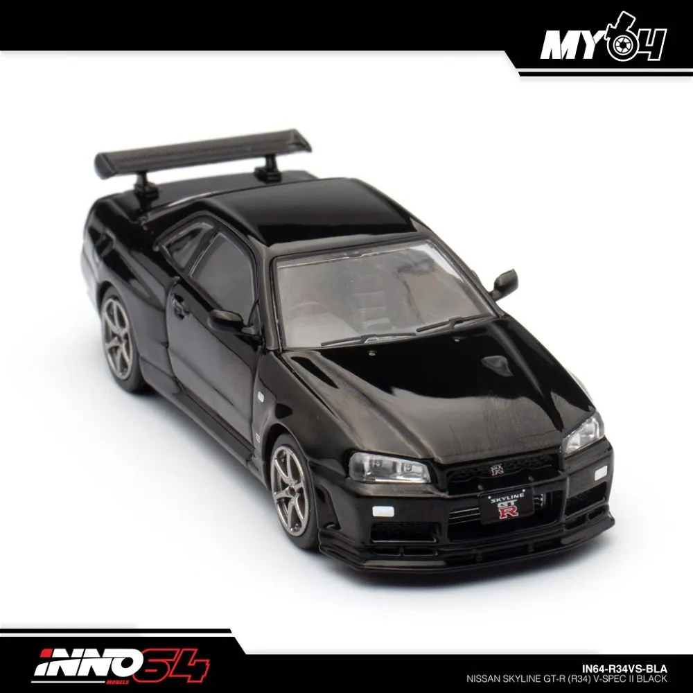 INNO64 | NISSAN SKYLINE GT-R R34 | V-SPEC II BLACK