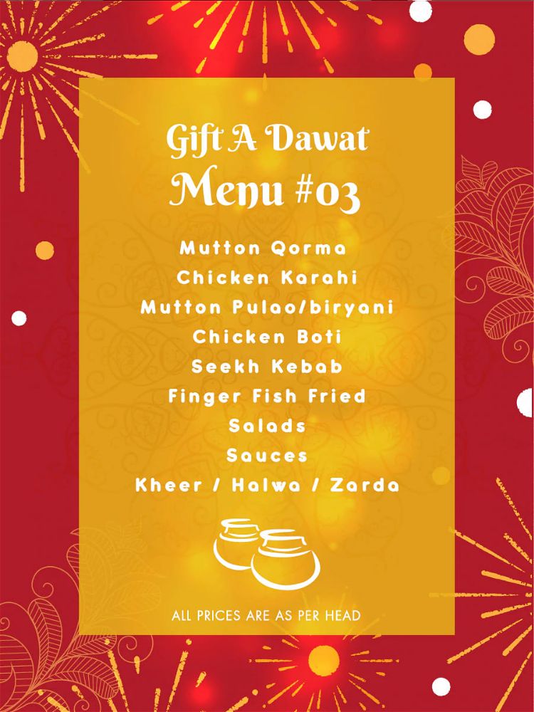 Menu 3 - Gift A Dawat