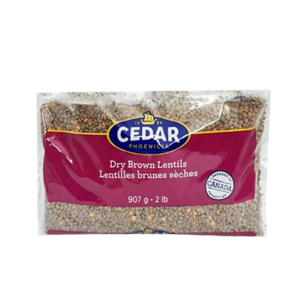 Cedar Dry Brown Lentils 2Lb