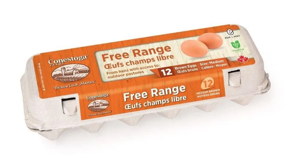 Conestoga Free Range Medium Brown Egg 12/pk