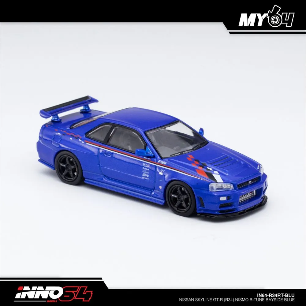 INNO64 | NISSAN SKYLINE GT-R R34 R-TUNE | BLUE