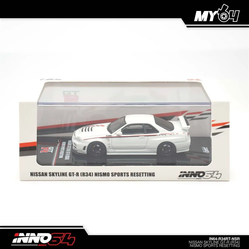 INNO64 | NISSAN SKYLINE GT-R R34 | WHITE