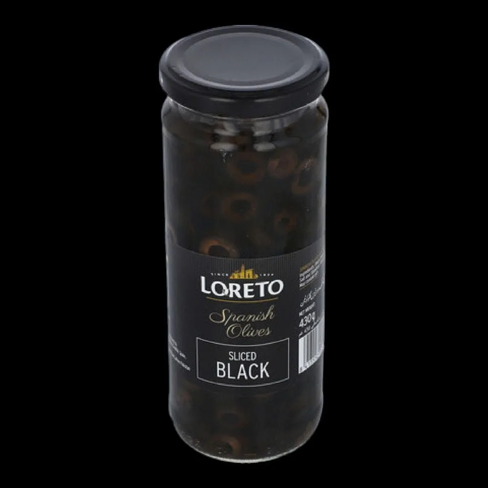 Loreto Black Olive Sliced 430G