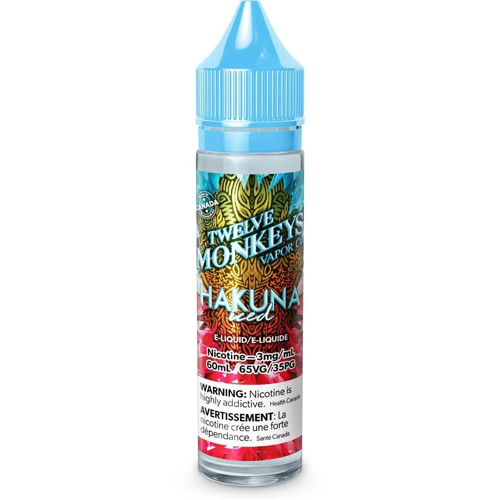 TWELVE MONKEYS HAKUNA ICED 60ML