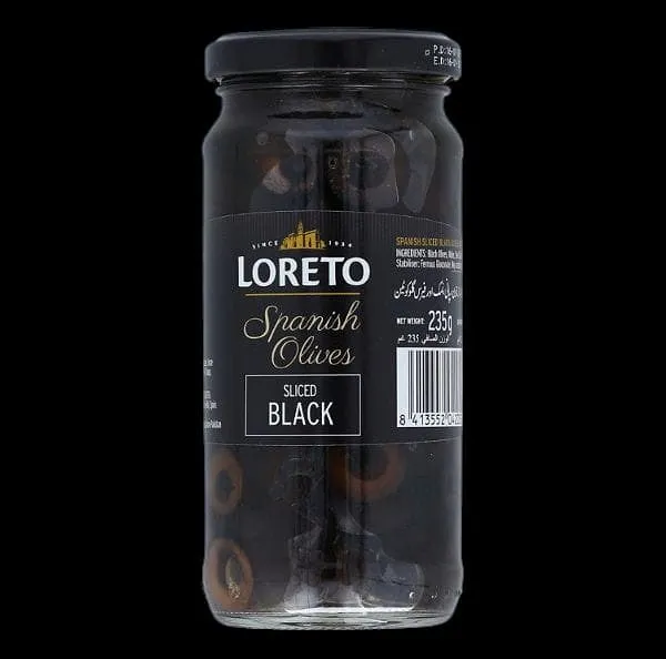 Loreto BlackOlive Sliced 235G