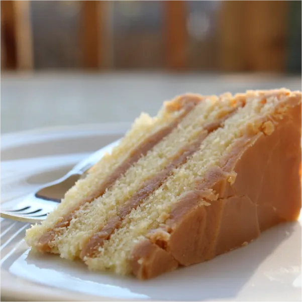 Caramel Cake Slice