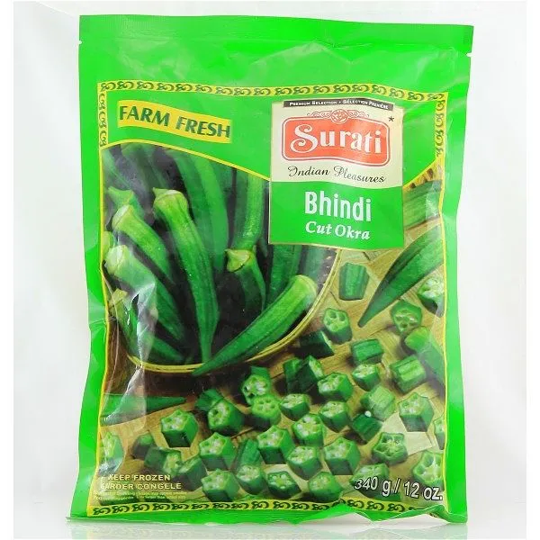 Surati Bhindi Okra Cut 340 G