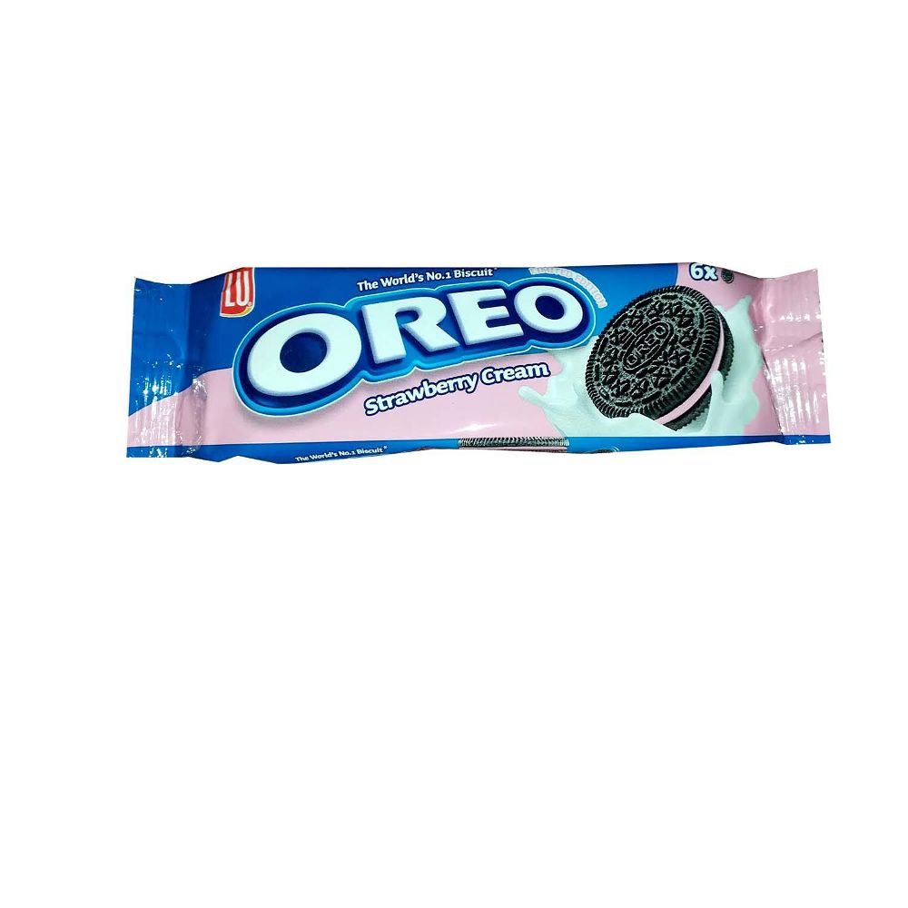 Lu Oreo Strawberry  Cream Half Pack