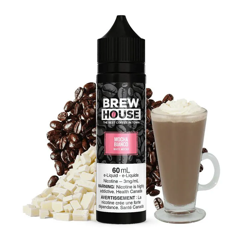 BREW HOUSE E-LIQUID MOCHA BIANCO 60ML