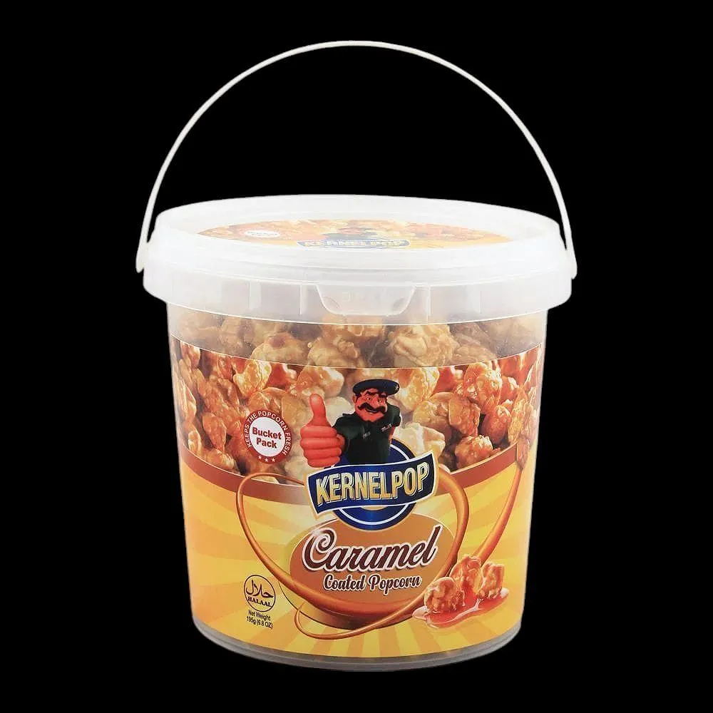 Kernel Popcorn Caramel Coated Bucket 195Gm