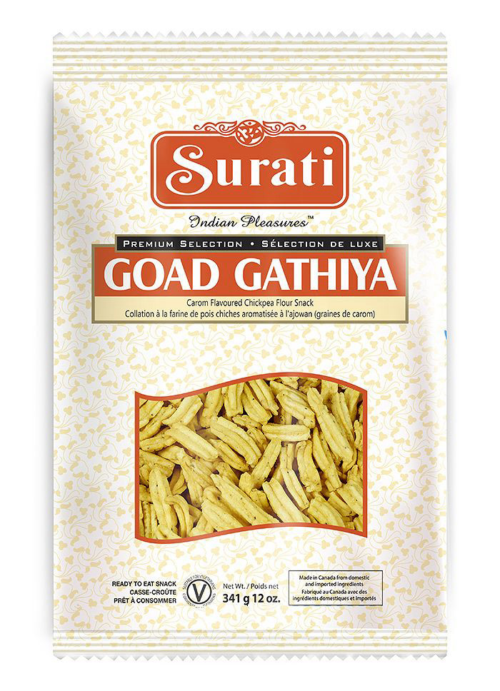 Surati Snacks Goad Gathya 341g