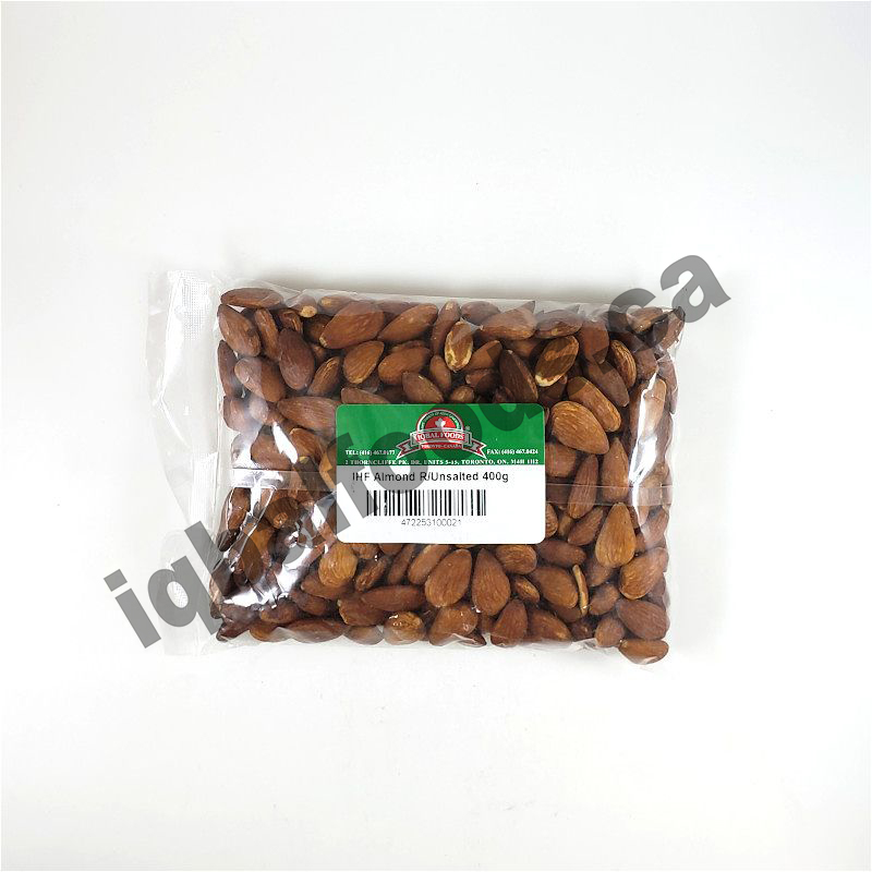 IHF Almond Roasted Unsalted 400 g