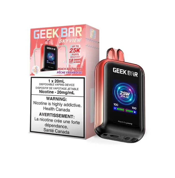 GEEK BAR 25000 PEACH RASPBERRY