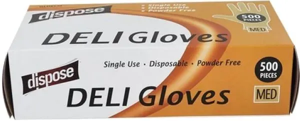 Deli Gloves - Medium - Dispose/Rhino