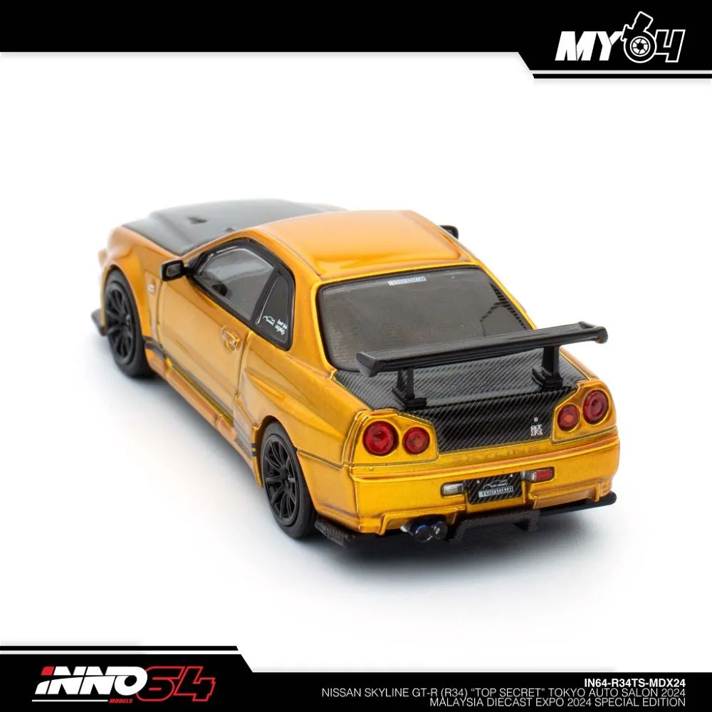 INNO64 | NISSAN SKYLINE GT-R R34 'TOP SECRET' TOKYO AUTO SALON 2024 | MDX 2024 SPECIAL EDITION