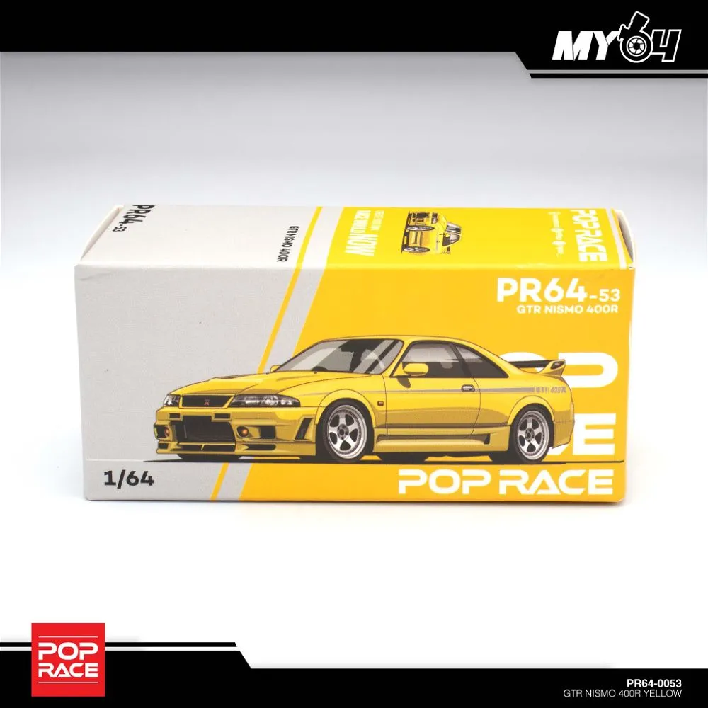 POPRACE | NISSAN SKYLINE GT-R R33 400R | YELLOW