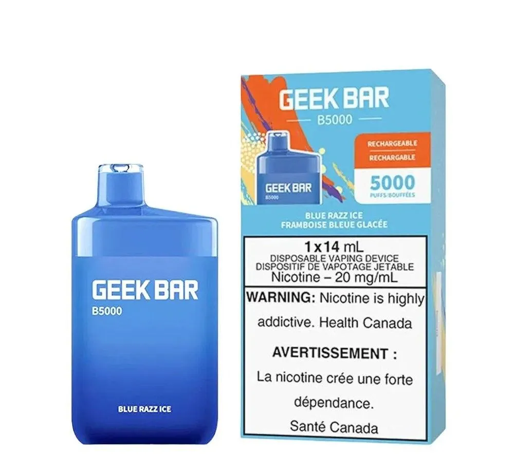 GEEK BAR 5000 BLUE RAZZ ICE