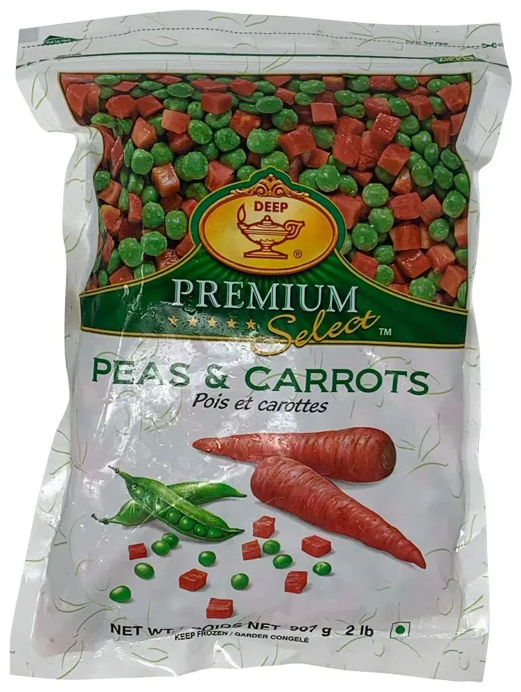 DEEP CARROTS AND PEAS