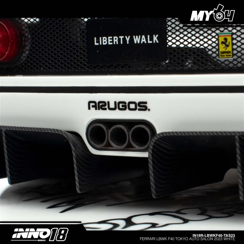 INNO18R | FERRARI LBWK F40 | WHITE