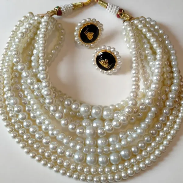 Alia Bhatt Ivory Pearl Choker Set