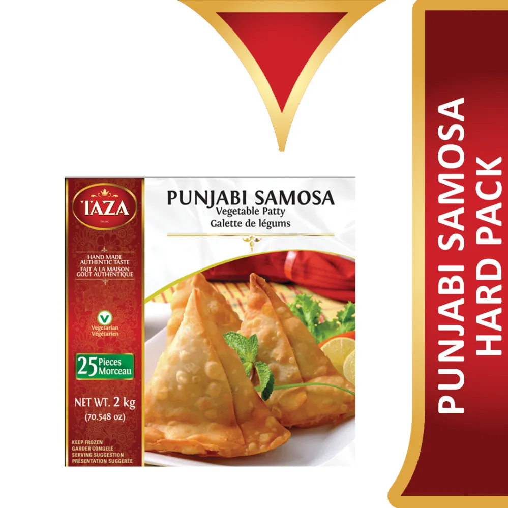 TAZA Punjabi Samosa Hard Pack (25 Pcs)