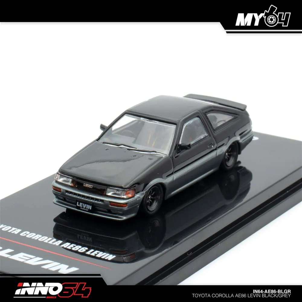 INNO64 | TOYOTA LEVIN AE86 BLACK/GREY