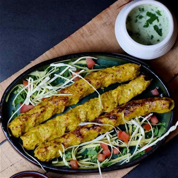 Chicken Reshmi Kabab (Plate)