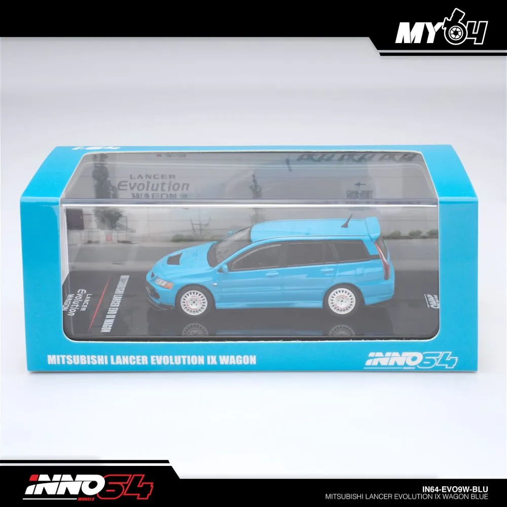 INNO64 | MITSUBISHI LANCER EVOLUTION WAGON | BLUE