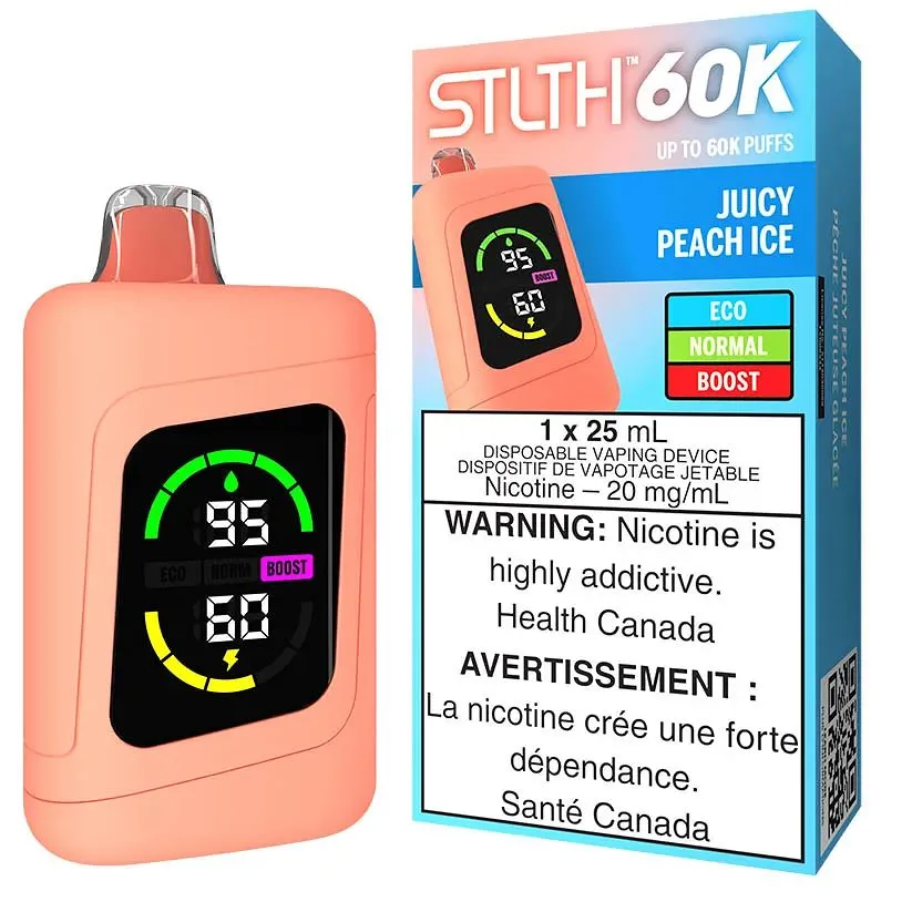 STLTH 60000 JUICY PEACH ICE