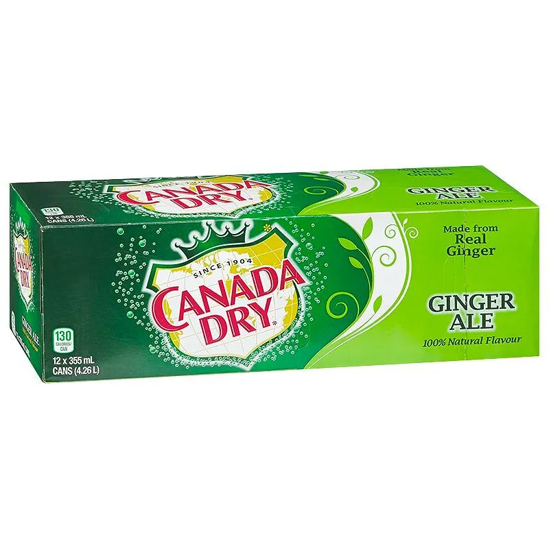 Canada Dry Ginger Ale 12x 355ml