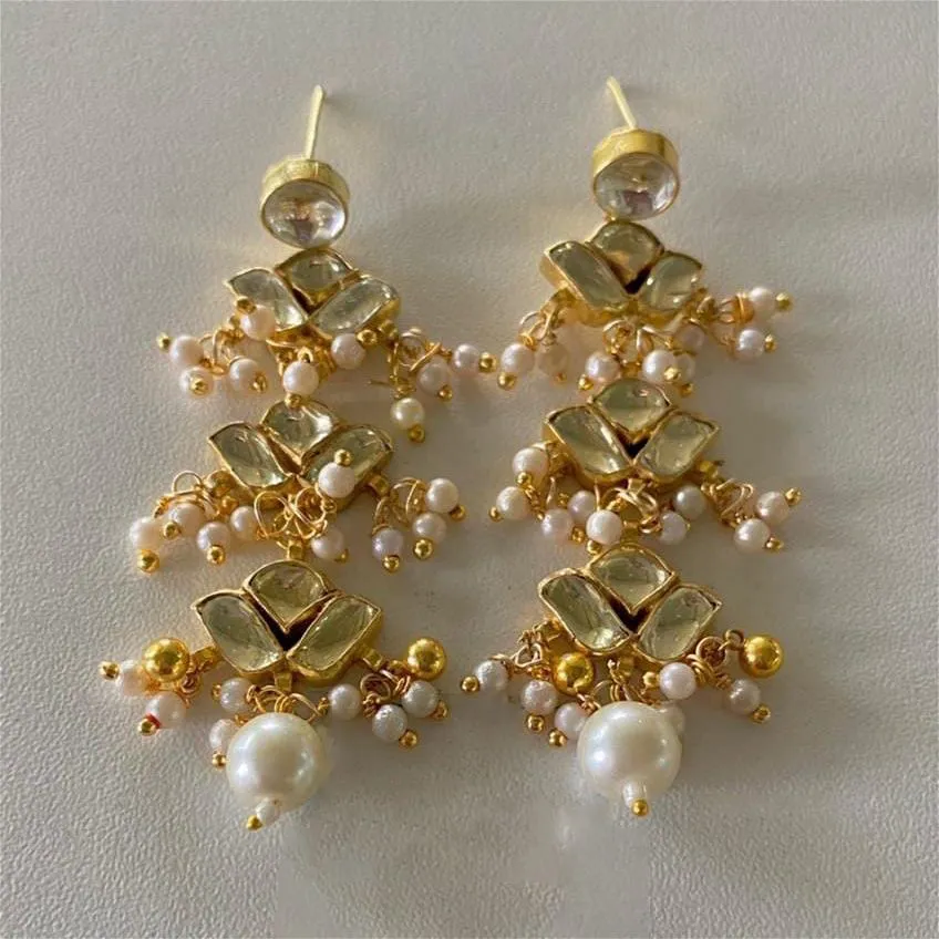 Saman Pacchi Kundan Earrings