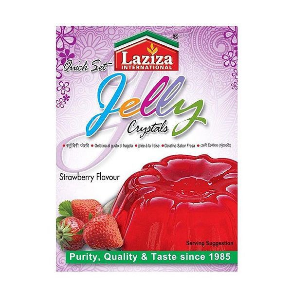 Laziza Jelly Crystal Strawberry 85g