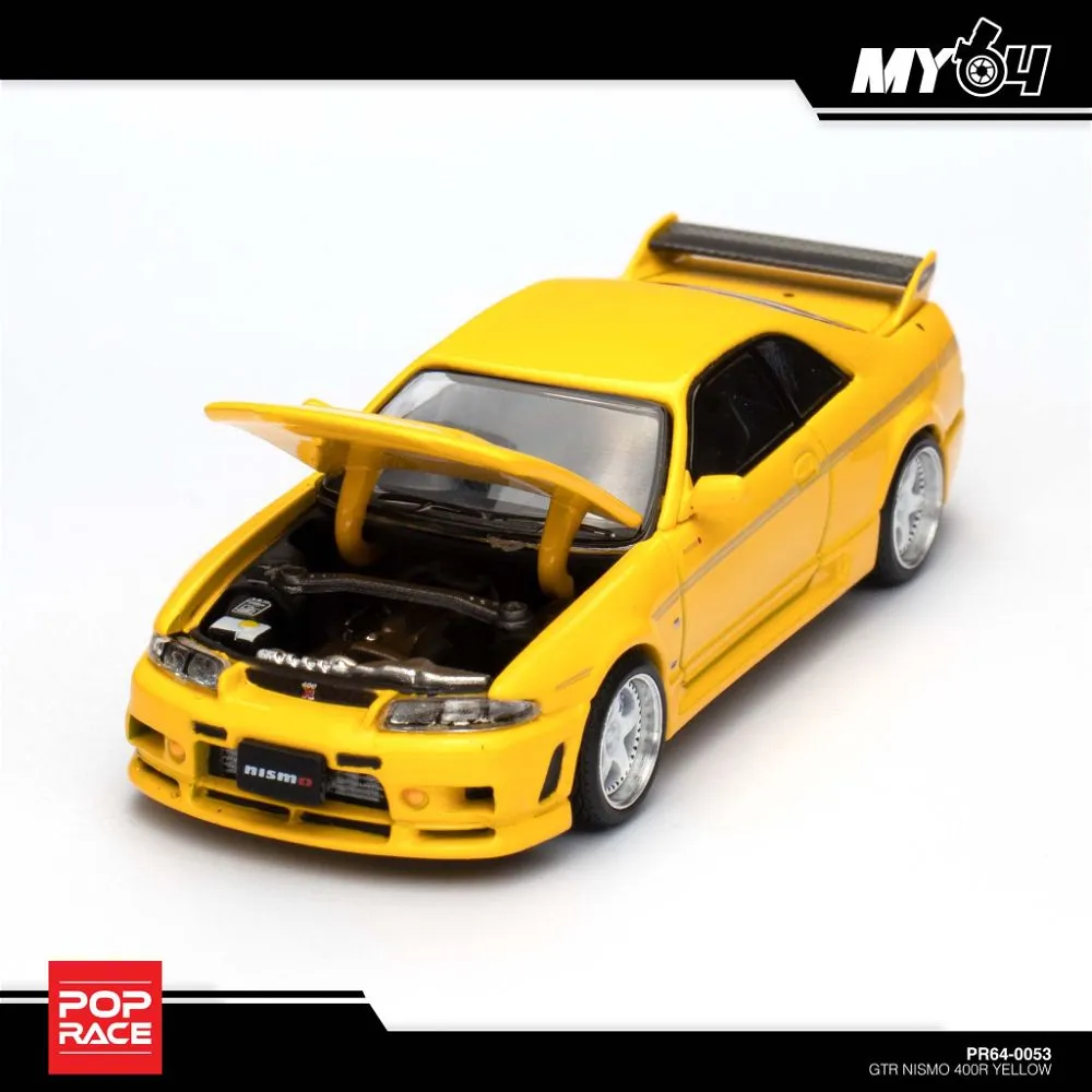 POPRACE | NISSAN SKYLINE GT-R R33 400R | YELLOW