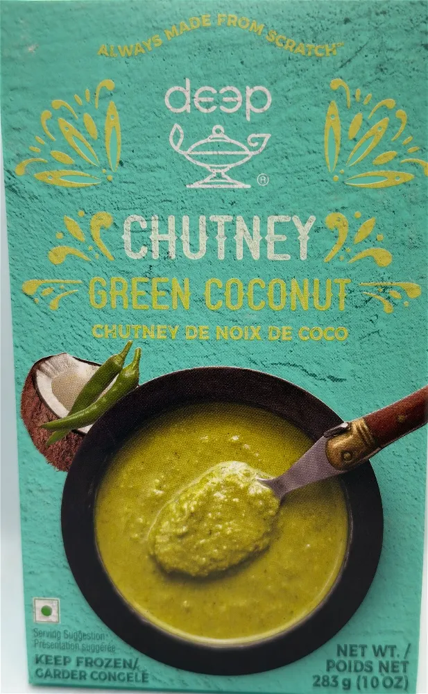 DEEP GREEN COCONUT CHUTNEY 283G