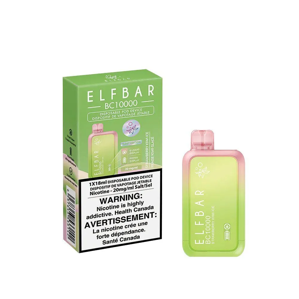 ELFBAR BC10000 STRAWBERRY KIWI  ICE