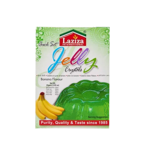 Laziza Jelly Crystal Banana 85g