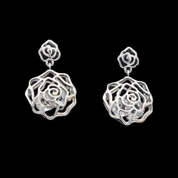 ROSA Silver Earrings