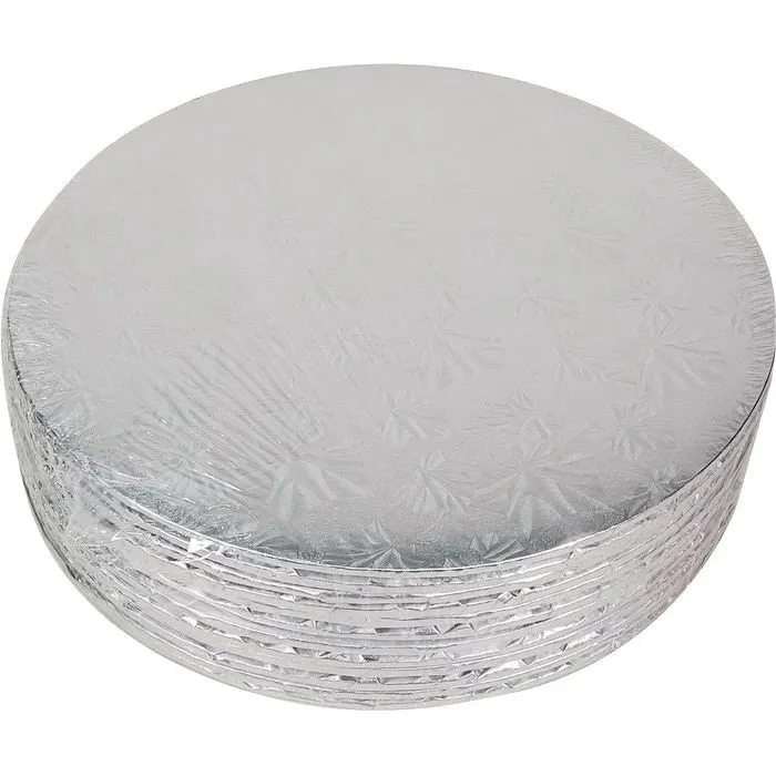 Cake Board Round - Silver - 12x1/4