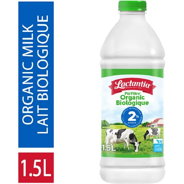 Lactantia Pure Filter Organic 2% Milk 1.5L