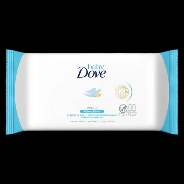 Dove Baby Wipes 50s