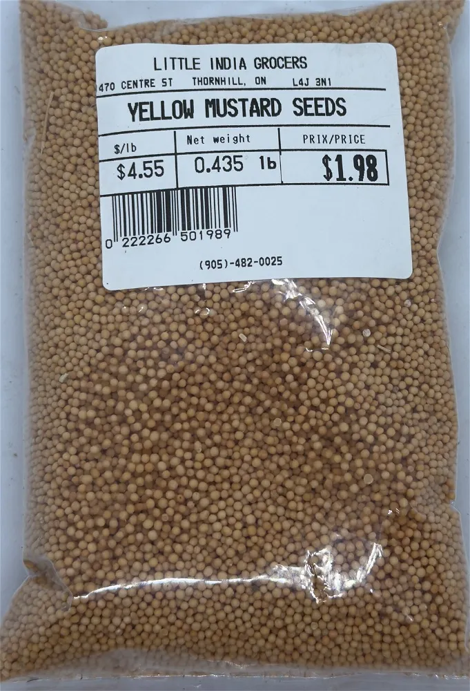 YELLOW MUSTARD SEEDS(PER LB)