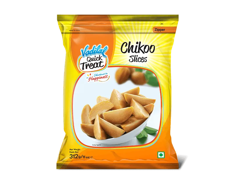 Vadilal Frozen Chikoo Pulp 1Kg