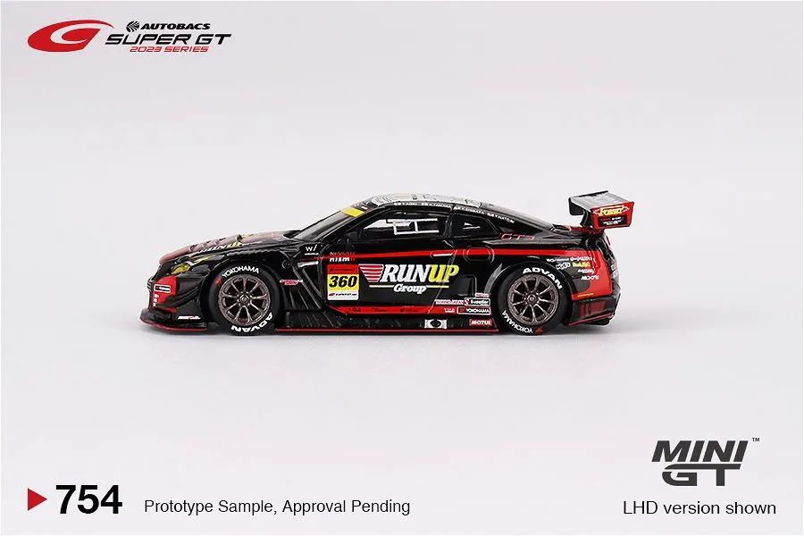 MINIGT | NISSAN GT-R R35 | NISMO GT3 | #360 RUNUP RIVAUX GT-R | TOMEI SPORTS 2023 SUPER GT SERIES