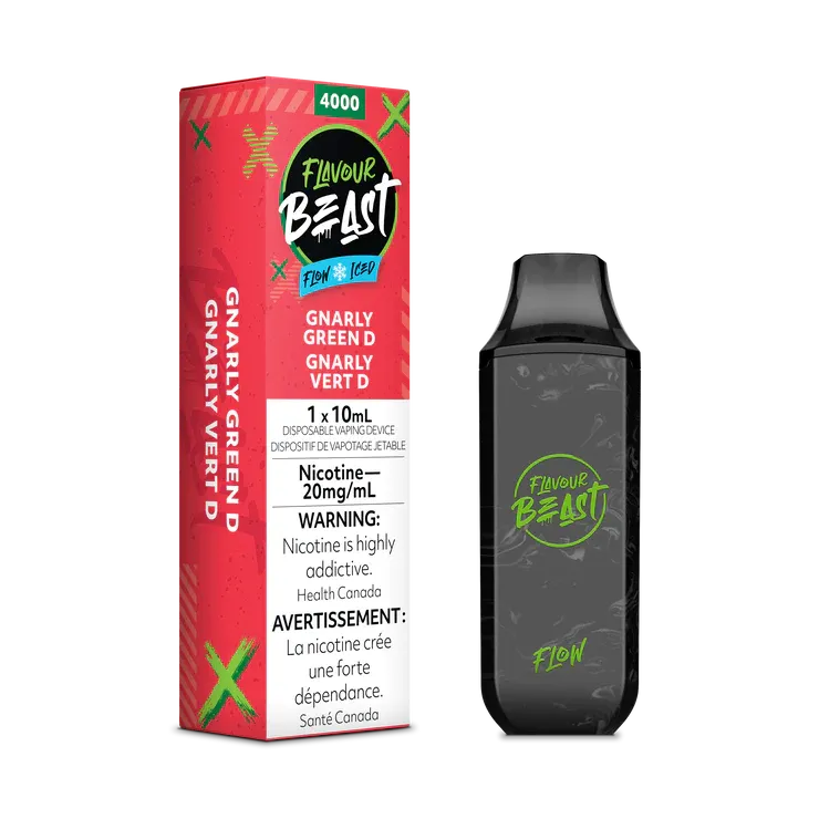 FLAVOUR BEAST 4000 GARNLY GREEN D