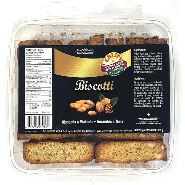 Crispy Biscotti Almond & Walnut 325g