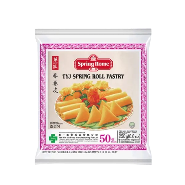 Spring Home TYJ Spring Roll Sheets 5inch 50 Sheets 250g