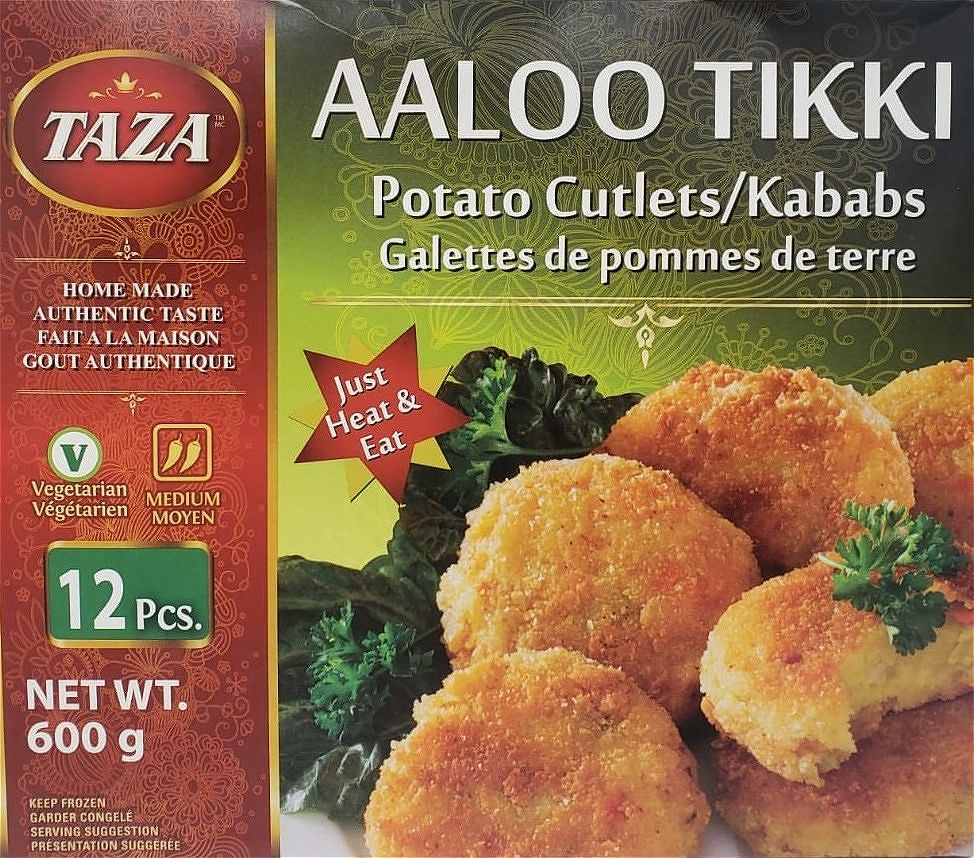 Taza Aaloo Tikki 12pcs