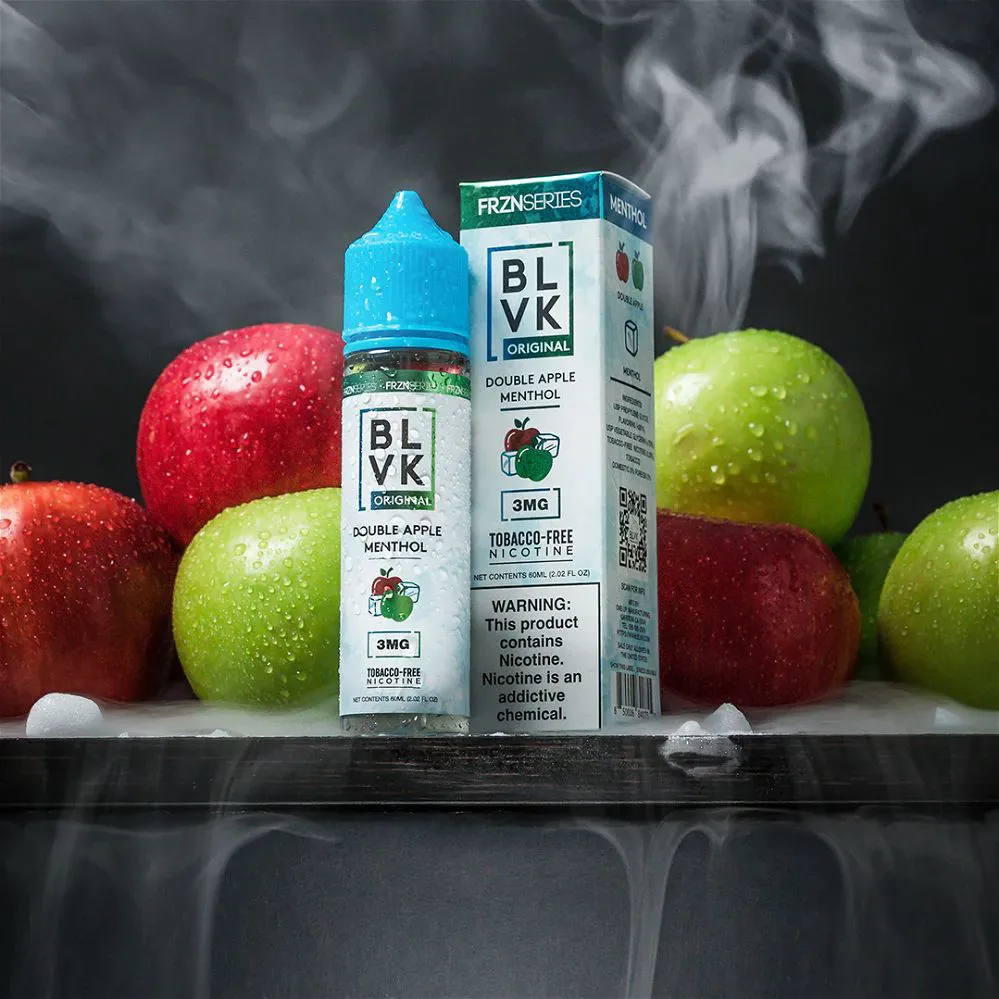 BLVK DOUBLE APPLE MINTHOL 60ML